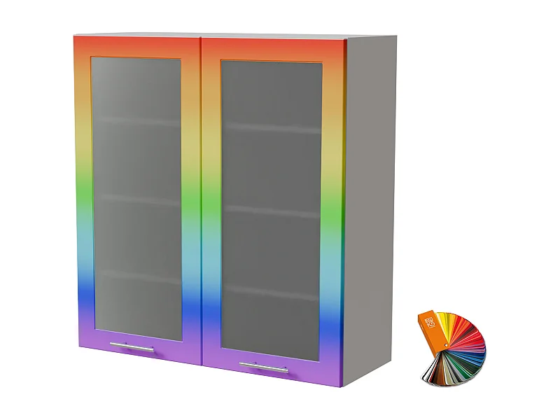 HÄNGESCHRANK Bari W4S/90 RAL Wunschfarbe (K5) / Weiß 90 / 32,5 / 96cm