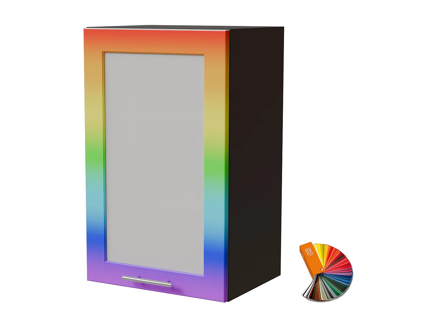 HÄNGESCHRANK Bari W2S/45 RAL Wunschfarbe (K5) / Lava 45 / 32,5 / 72cm