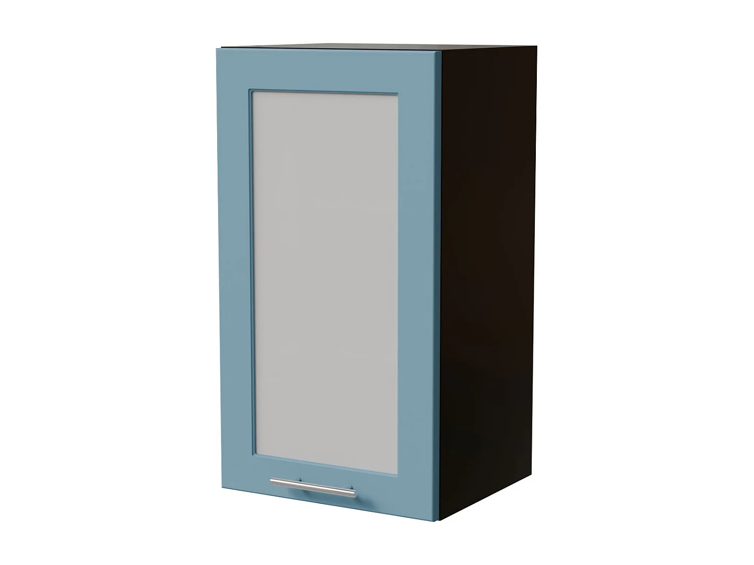 HÄNGESCHRANK Bari W2S/40 RAL 5024 pastellblau (K5) / Schwarz 40 / 32,5 / 72cm