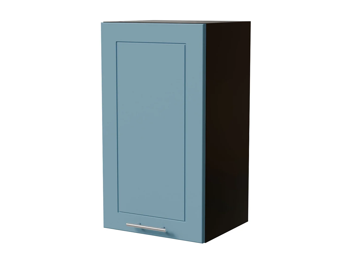 HÄNGESCHRANK Bari W2/40 RAL 5024 pastellblau (K5) / Schwarz 40 / 32,5 / 72cm