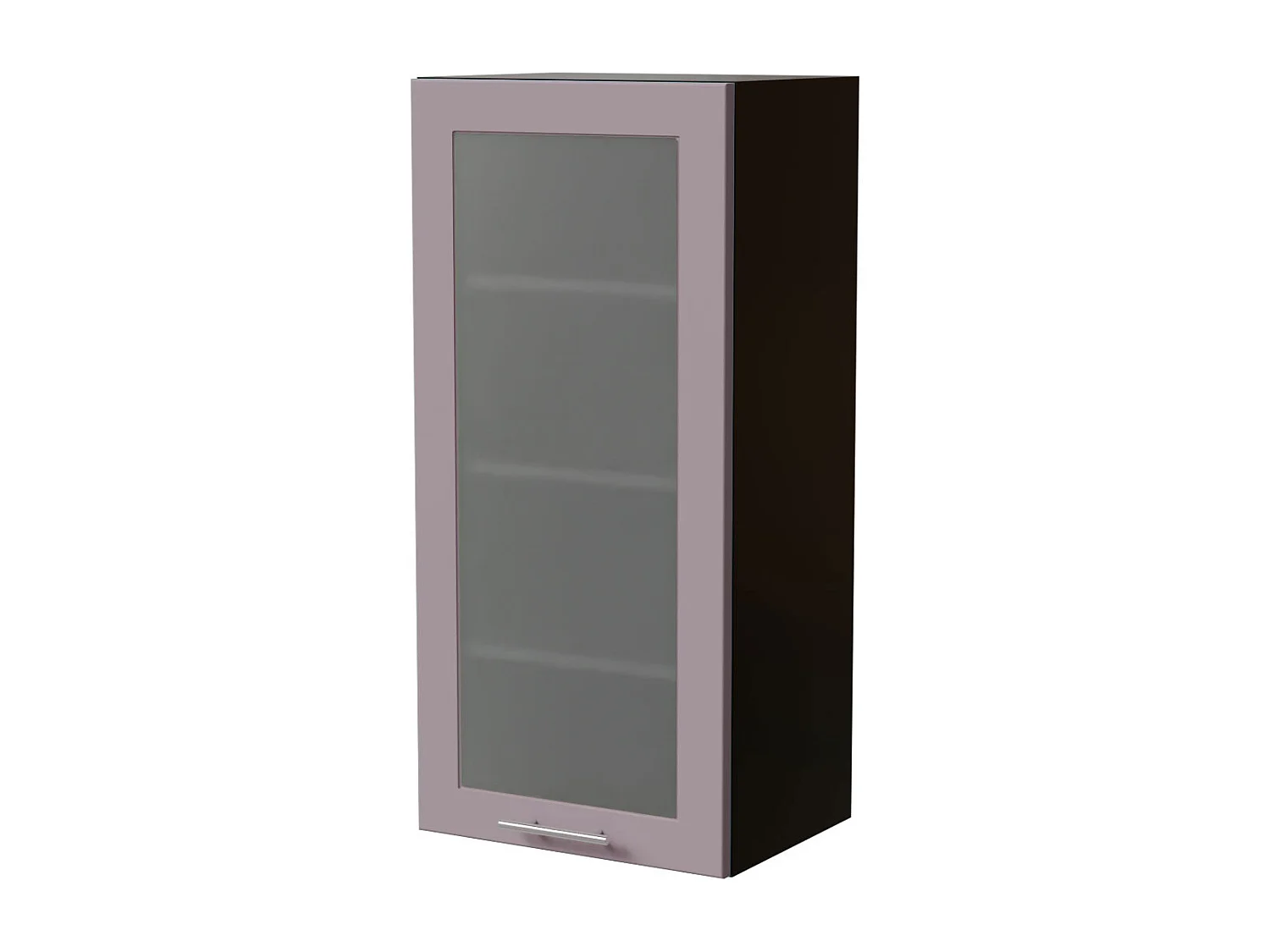 HÄNGESCHRANK Bari W4S/45 RAL 4009 pastellviolett (K5) / Schwarz 45 / 32,5 / 96cm