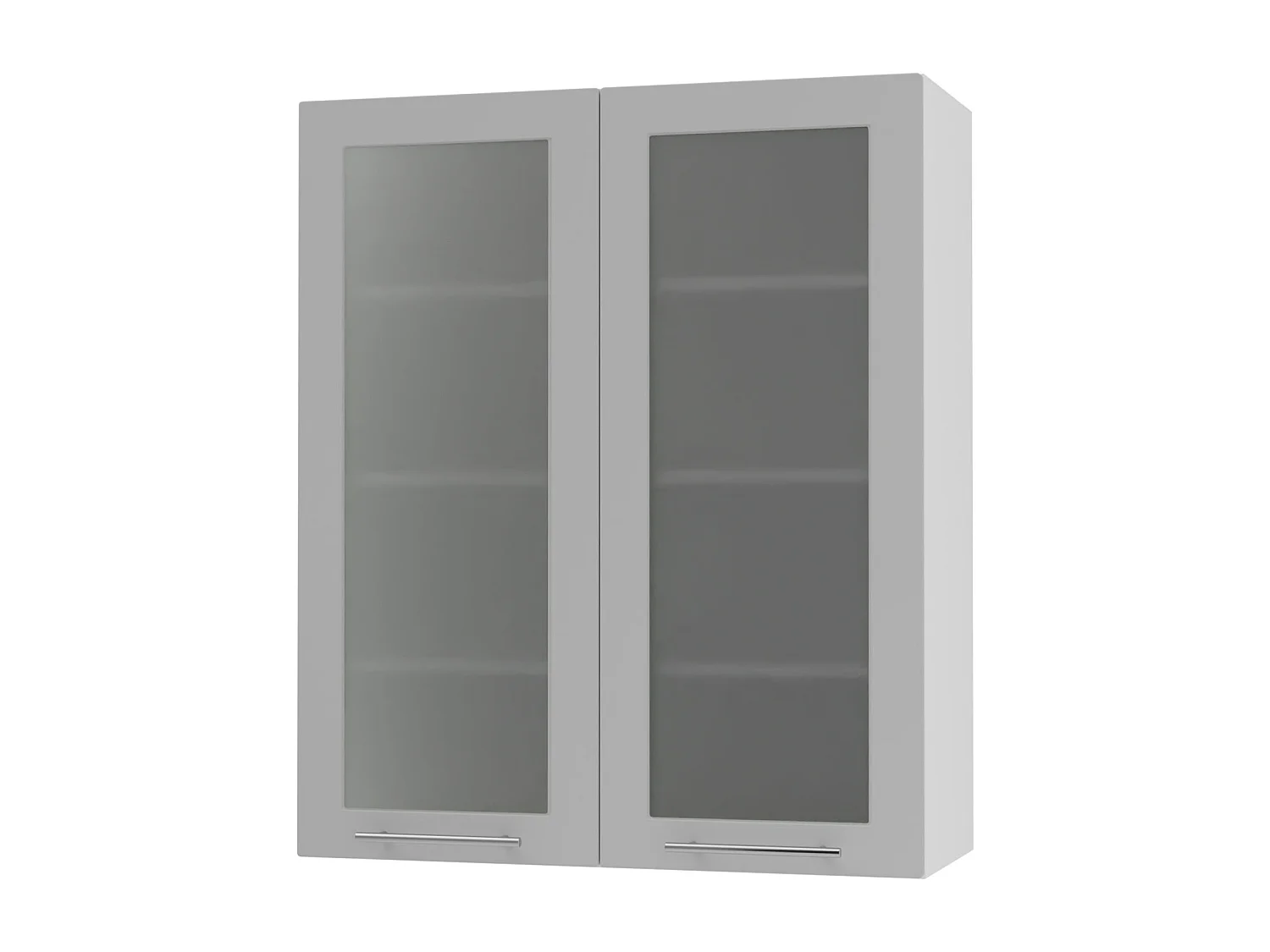 HÄNGESCHRANK Bari W4S/80 RAL 7040 fenstergrau (K5) / Weiß 80 / 32,5 / 96cm