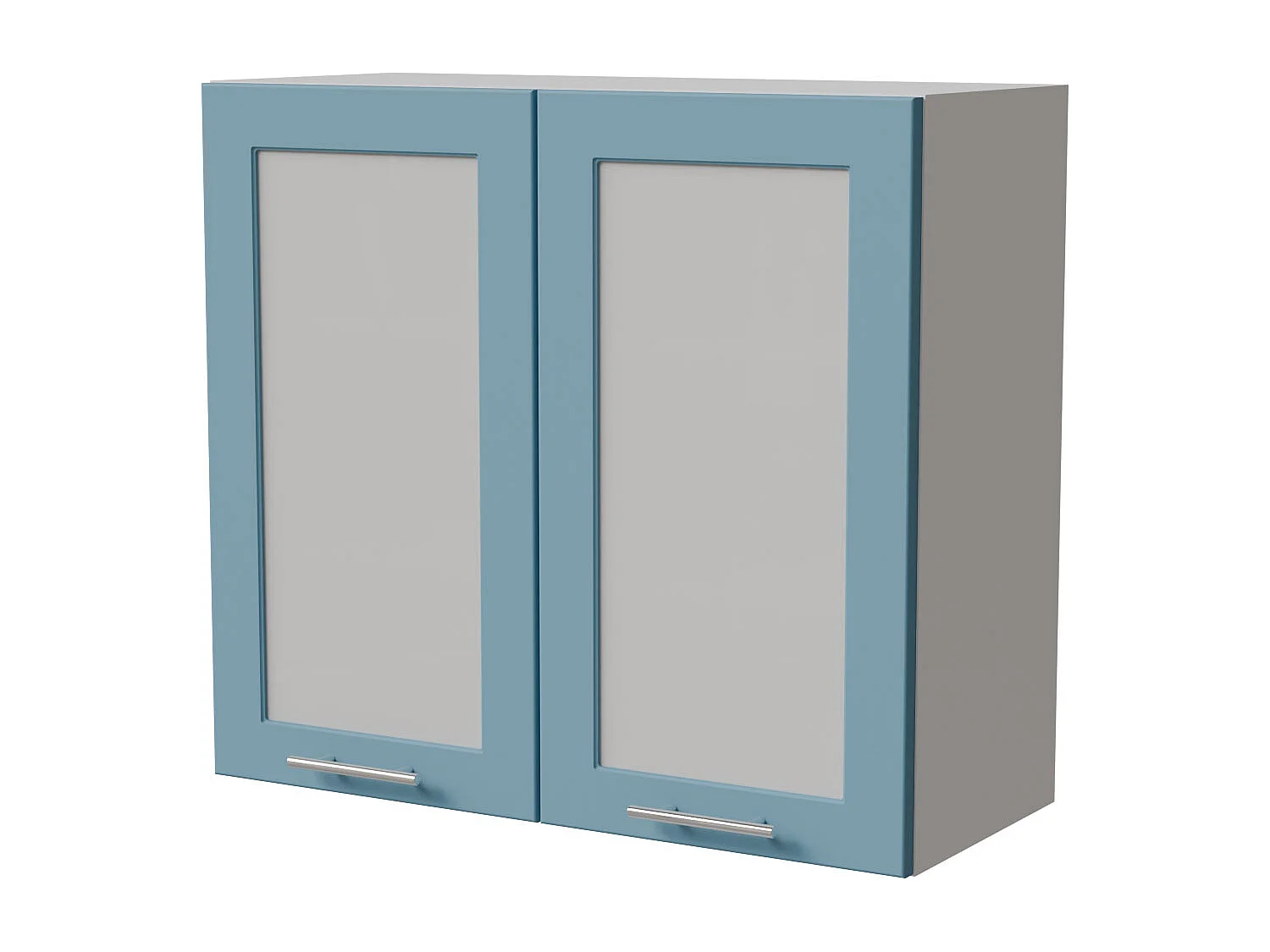 HÄNGESCHRANK Bari W3S/80 RAL 5024 pastellblau (K5) / Weiß 80 / 32,5 / 72cm