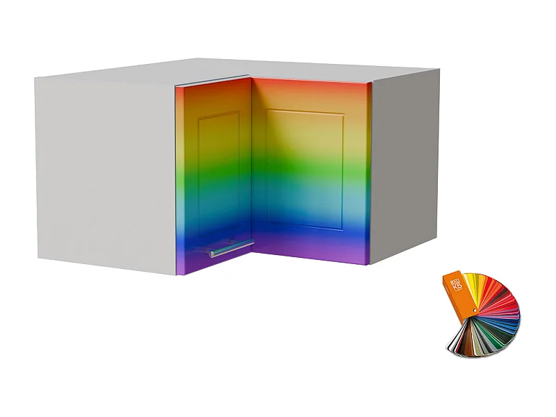 ECKHÄNGESCHRANK Bari W12/60/36 RAL Wunschfarbe (K5) / Weiß 60 / 60 / 36cm