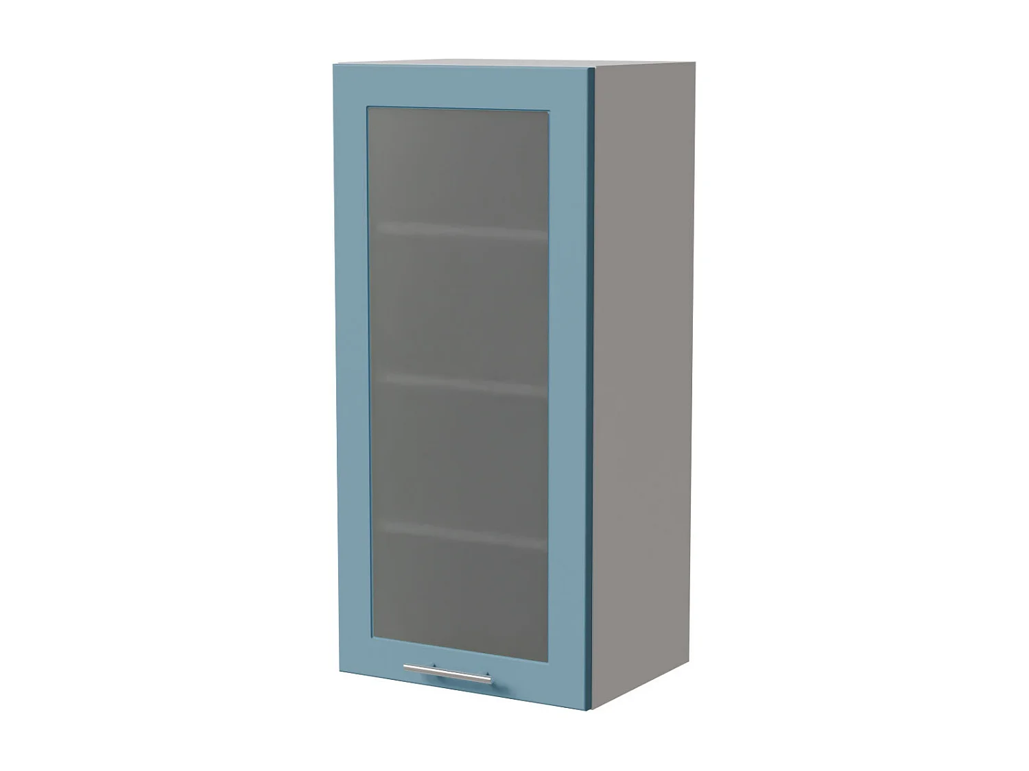 HÄNGESCHRANK Bari W4S/45 RAL 5024 pastellblau (K5) / Weiß 45 / 32,5 / 96cm