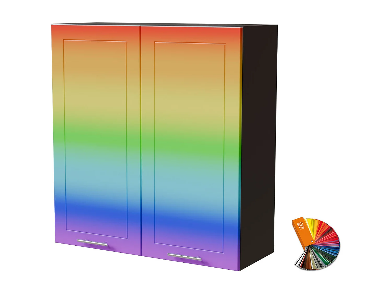 HÄNGESCHRANK Bari W4/90 RAL Wunschfarbe (K5) / Lava 90 / 32,5 / 96cm