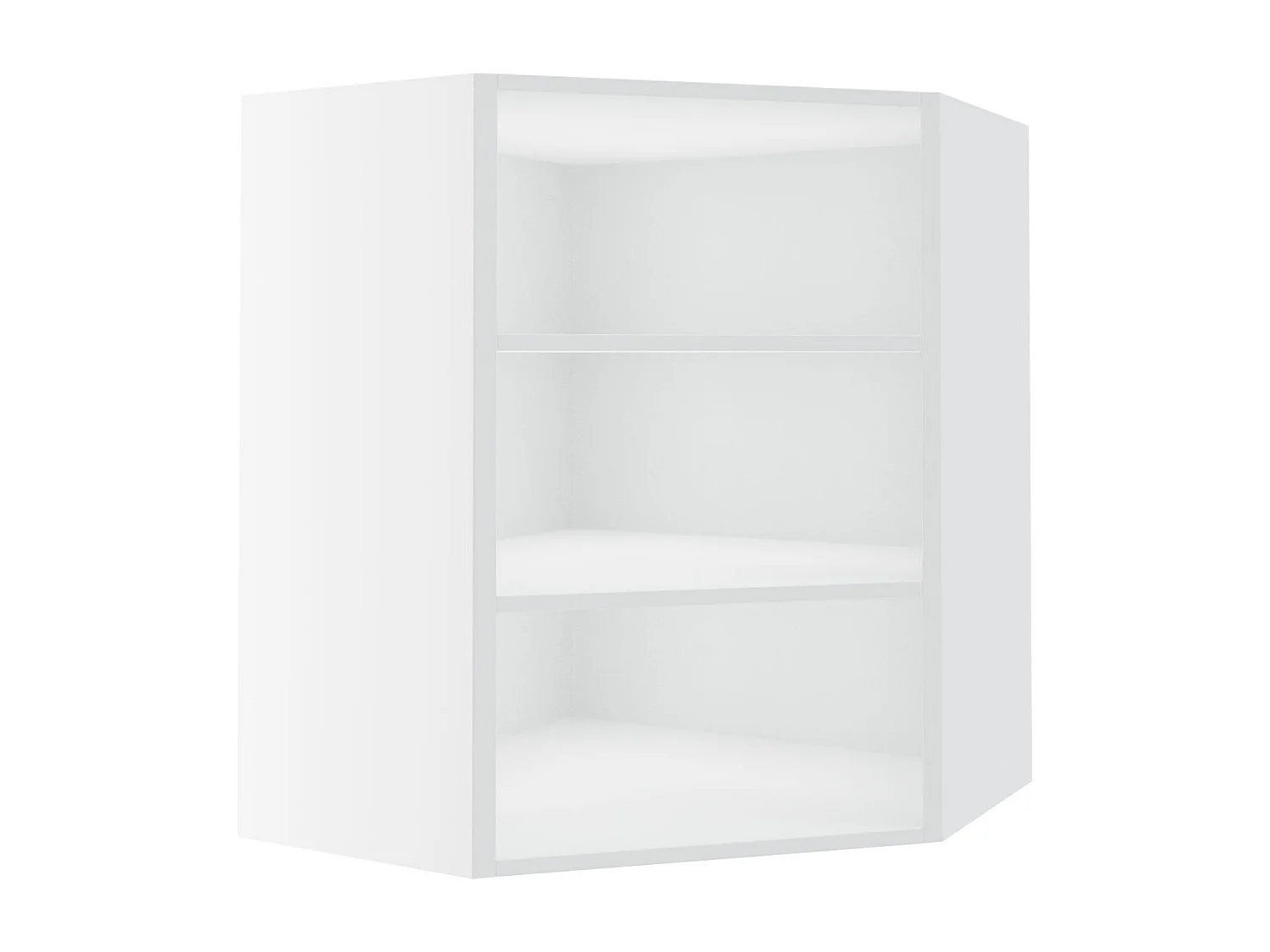 ECKHÄNGESCHRANK Bari W10S/60 RAL 5024 pastellblau (K5) / Weiß 60 / 60 / 72cm