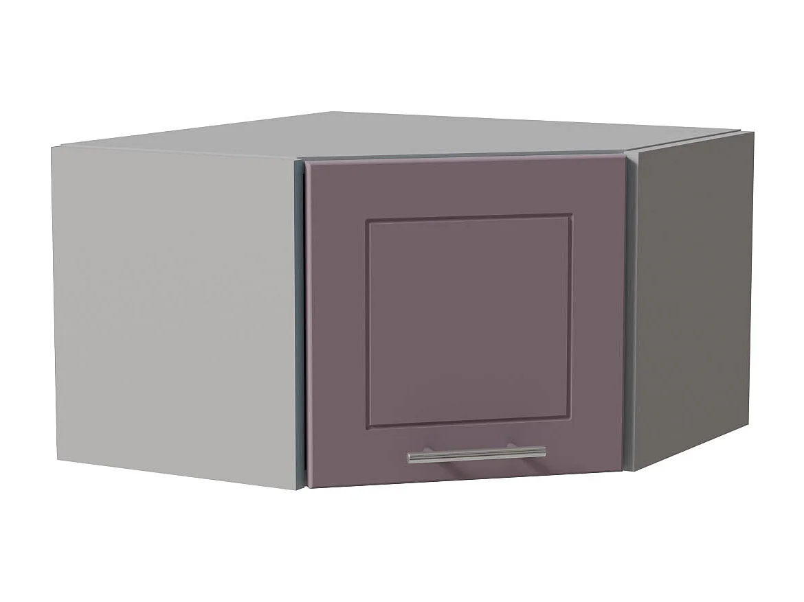 ECKHÄNGESCHRANK Bari W10/60/36 RAL 4009 pastellviolett (K5) / Grau 60 / 60 / 36cm