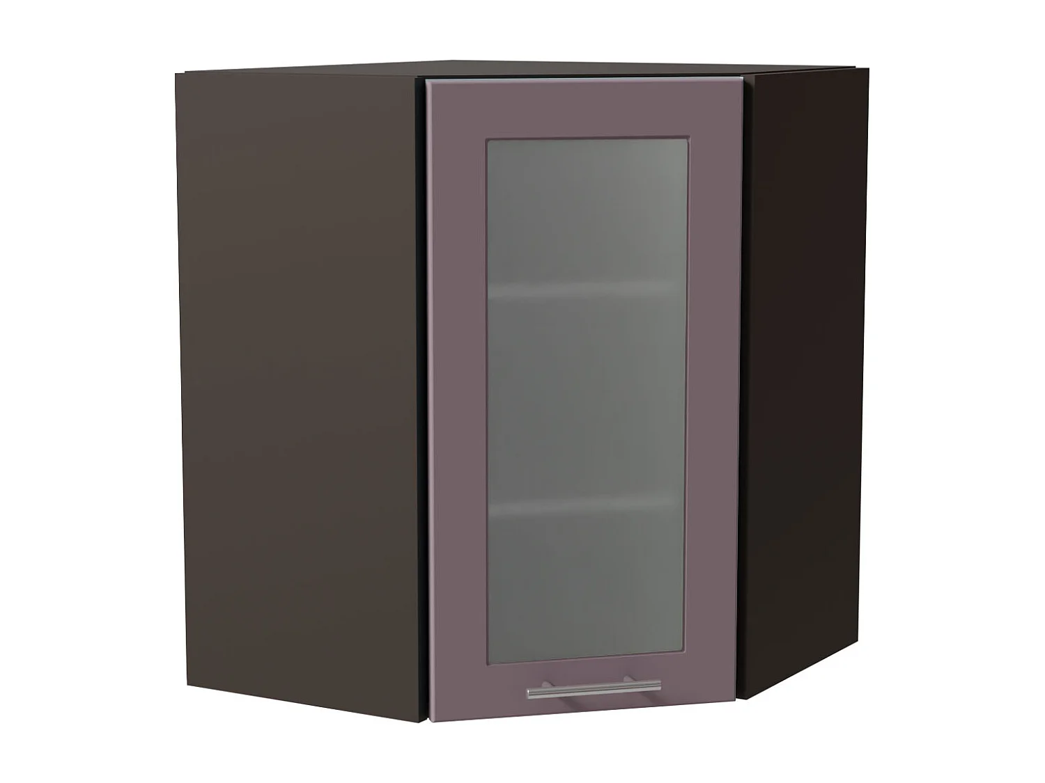 ECKHÄNGESCHRANK Bari W10S/60 RAL 4009 pastellviolett (K5) / Lava 60 / 60 / 72cm