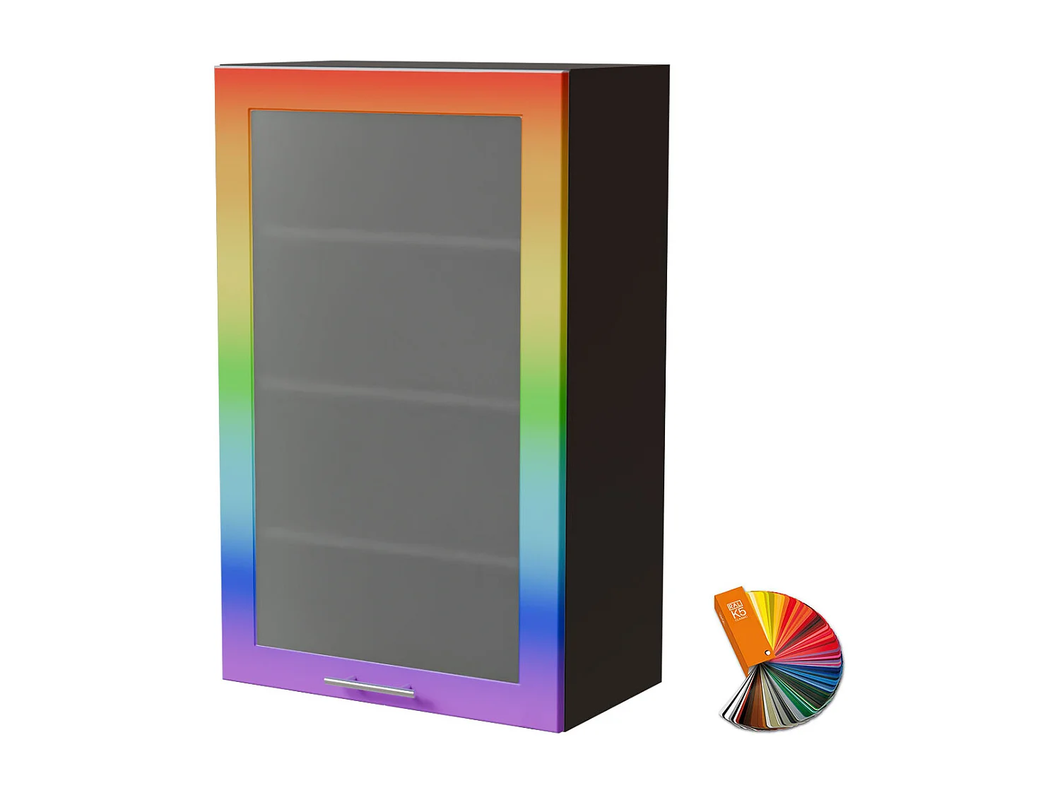 HÄNGESCHRANK Bari W4S/60 RAL Wunschfarbe (K5) / Lava 60 / 32,5 / 96cm