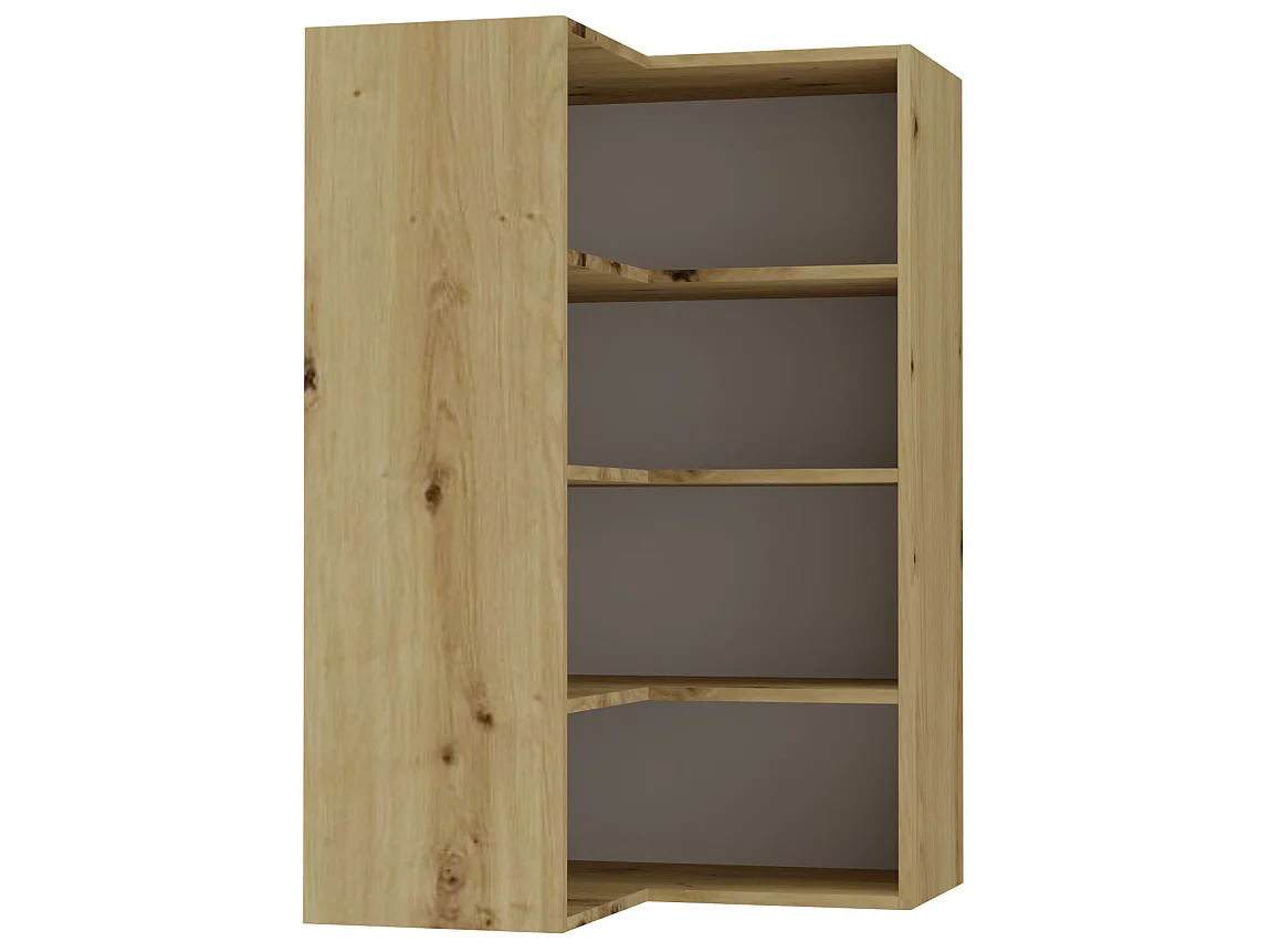 ECKHÄNGESCHRANK Bari W14/60 RAL Wunschfarbe (K5) / Eiche Artisan 60 / 60 / 96cm