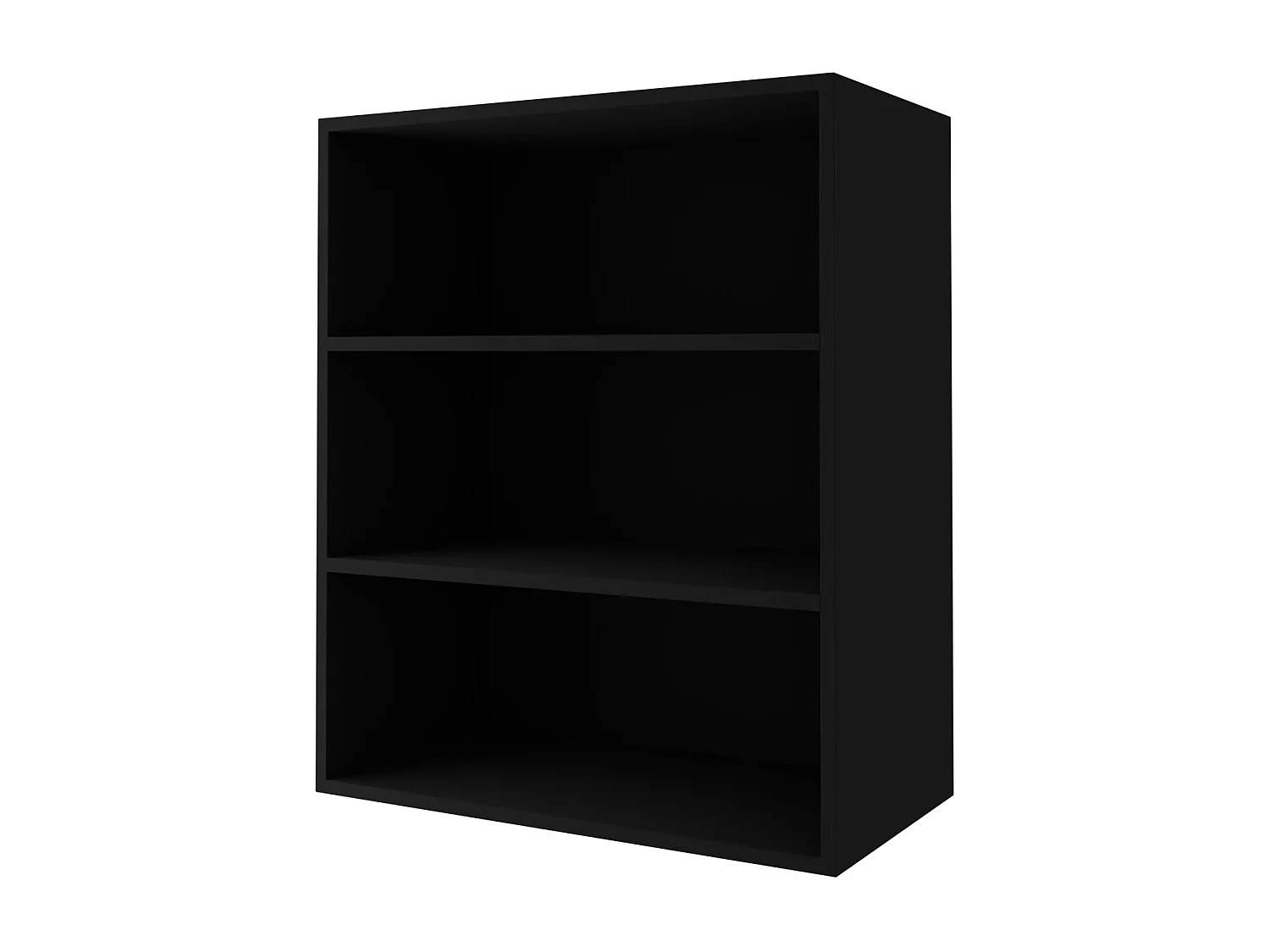 HÄNGESCHRANK Bari W2S/60 RAL 7040 fenstergrau (K5) / Schwarz 60 / 32,5 / 72cm