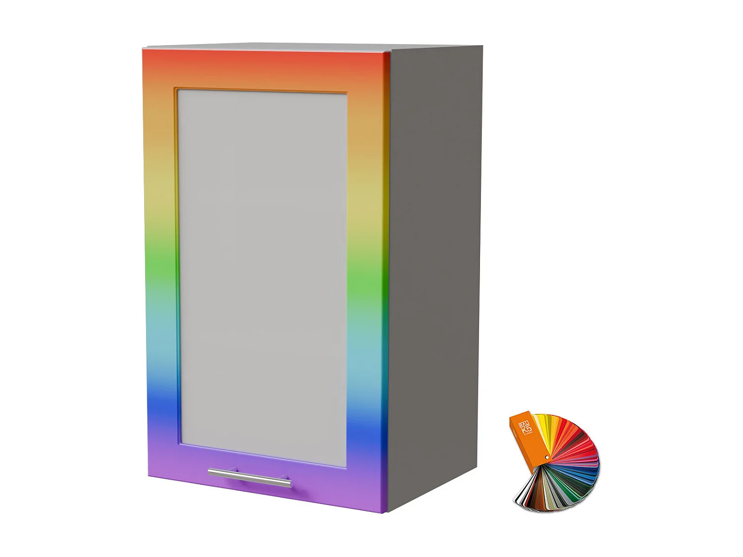 HÄNGESCHRANK Bari W2S/45 RAL Wunschfarbe (K5) / Grau 45 / 32,5 / 72cm