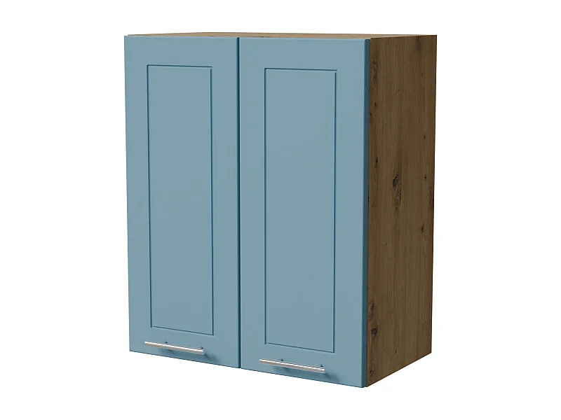 HÄNGESCHRANK Bari W3/60 RAL 5024 pastellblau (K5) / Eiche Artisan 60 / 32,5 / 72cm