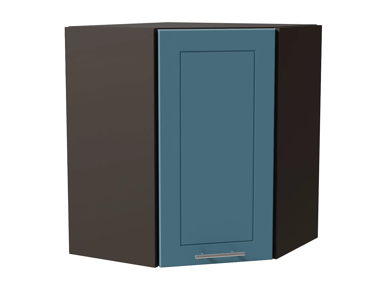 ECKHÄNGESCHRANK Bari W10/60 RAL 5024 pastellblau (K5) / Lava 60 / 60 / 72cm