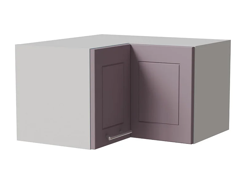 ECKHÄNGESCHRANK Bari W12/60/36 RAL 4009 pastellviolett (K5) / Weiß 60 / 60 / 36cm