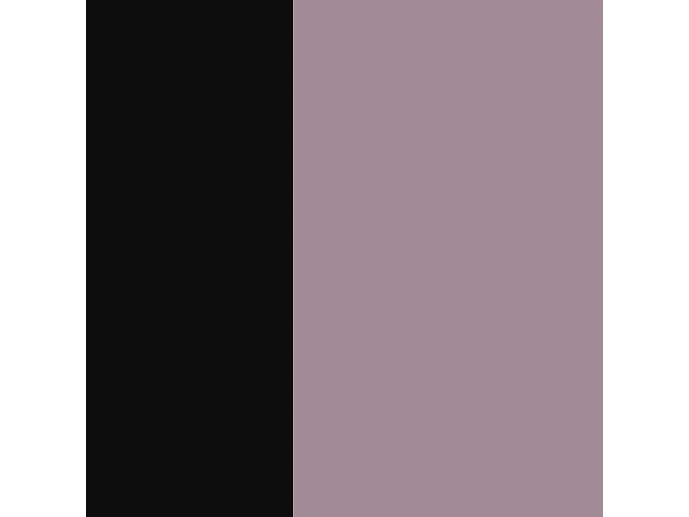 HÄNGESCHRANK Bari W4S/60 RAL 4009 pastellviolett (K5) / Schwarz 60 / 32,5 / 96cm