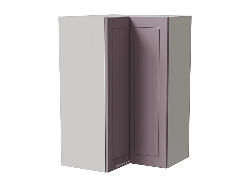 ECKHÄNGESCHRANK Bari W14/60 RAL 4009 pastellviolett (K5) / Weiß 60 / 60 / 96cm