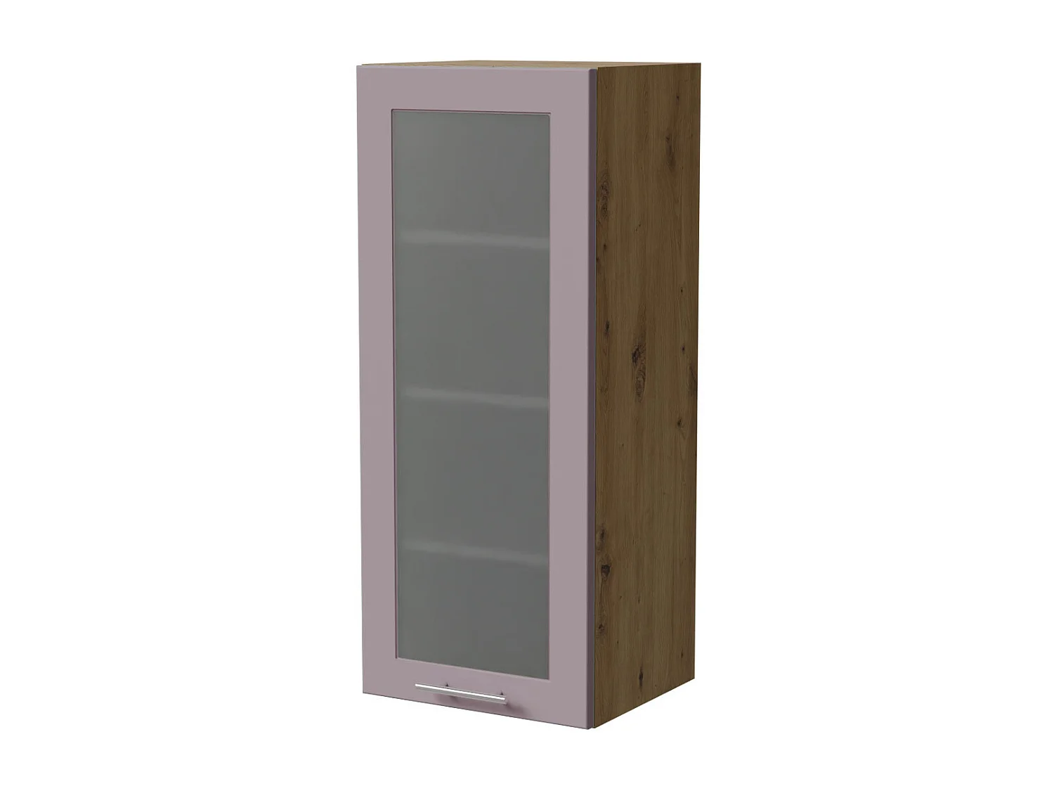 HÄNGESCHRANK Bari W4S/40 RAL 4009 pastellviolett (K5) / Eiche Artisan 40 / 32,5 / 96cm