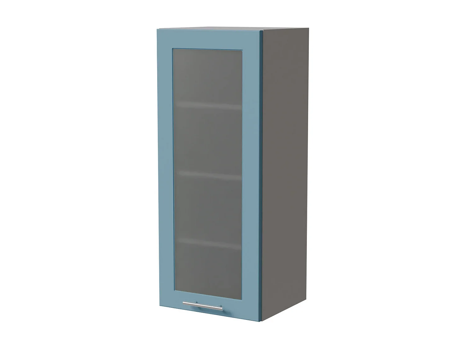 HÄNGESCHRANK Bari W4S/40 RAL 5024 pastellblau (K5) / Grau 40 / 32,5 / 96cm