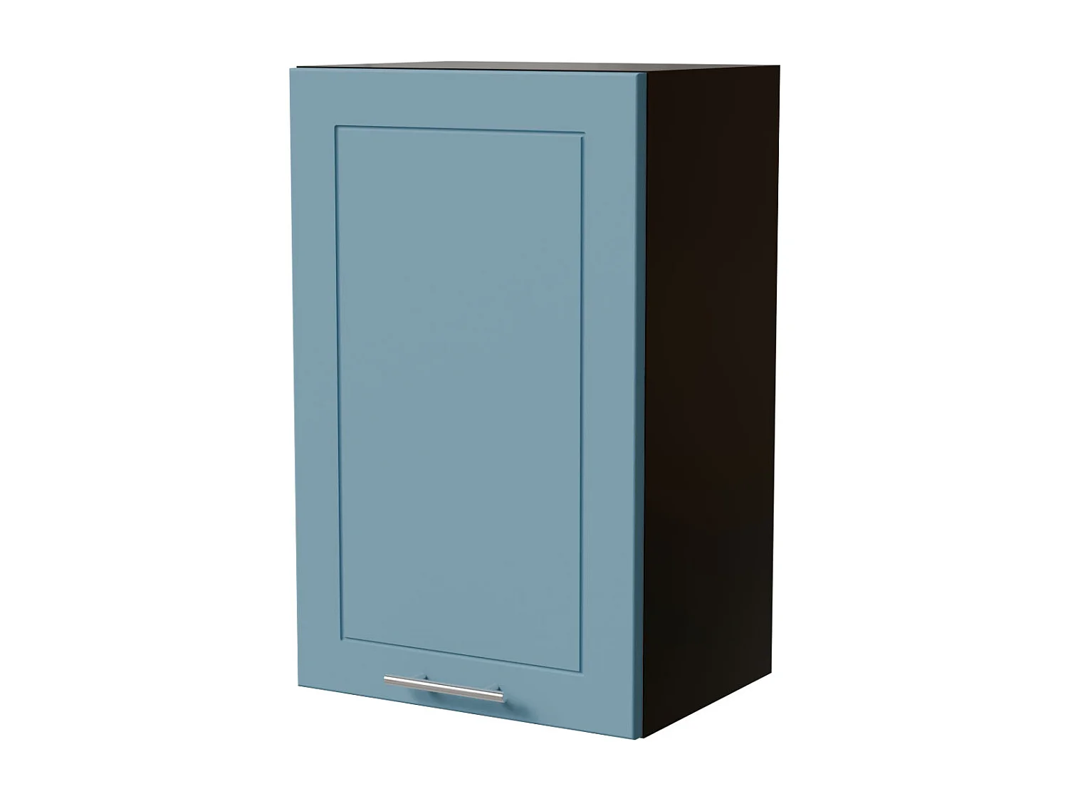 HÄNGESCHRANK Bari W2/45 RAL 5024 pastellblau (K5) / Schwarz Matt 45 / 32,5 / 72cm