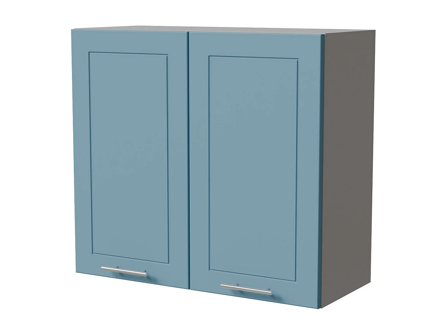 HÄNGESCHRANK Bari W3/80 RAL 5024 pastellblau (K5) / Grau 80 / 32,5 / 72cm