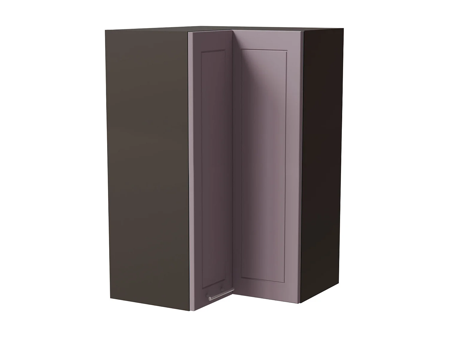 ECKHÄNGESCHRANK Bari W14/60 RAL 4009 pastellviolett (K5) / Lava 60 / 60 / 96cm