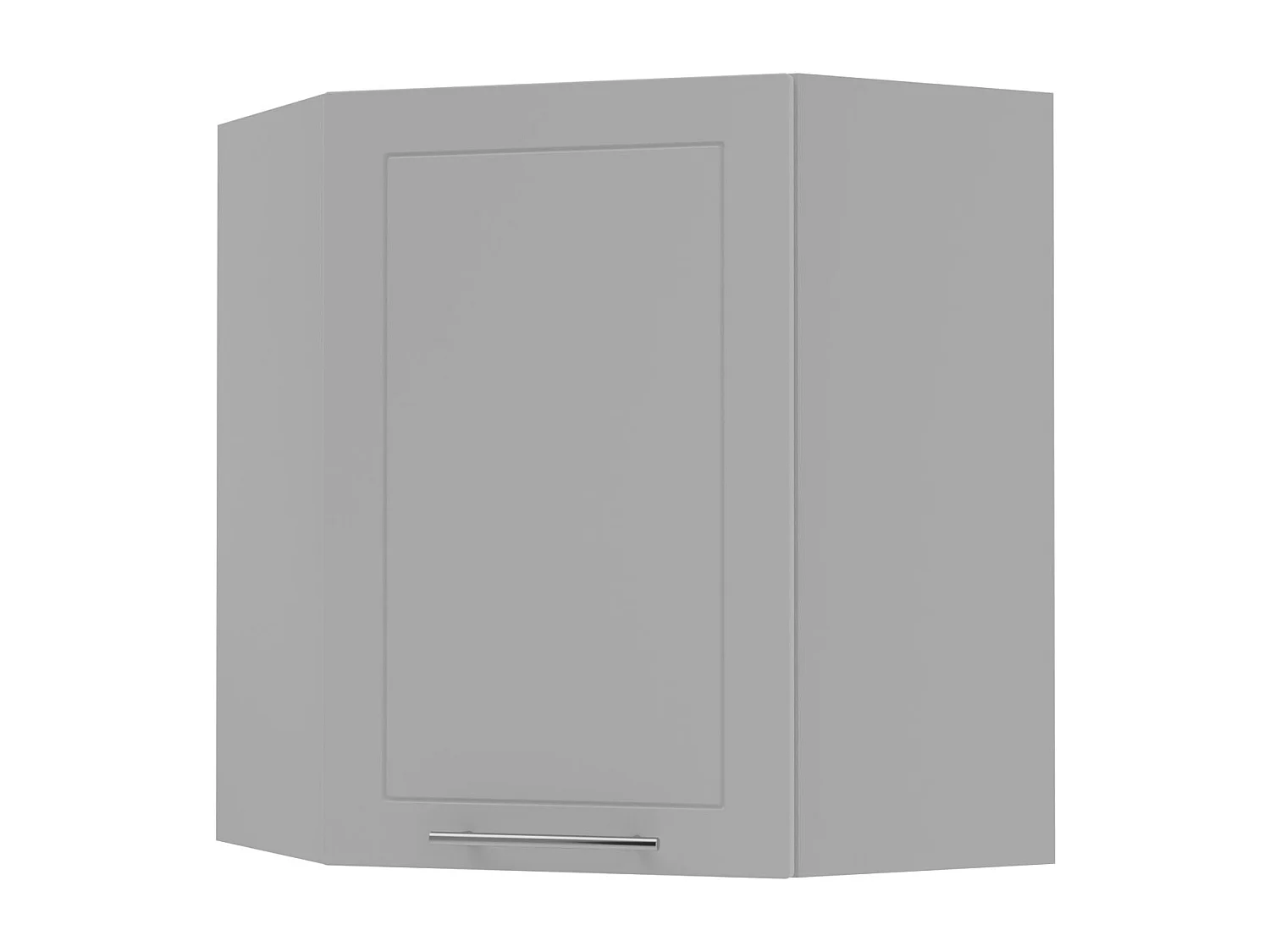 ECKHÄNGESCHRANK Bari W10/60 RAL 7040 fenstergrau (K5) / Grau 60 / 60 / 72cm