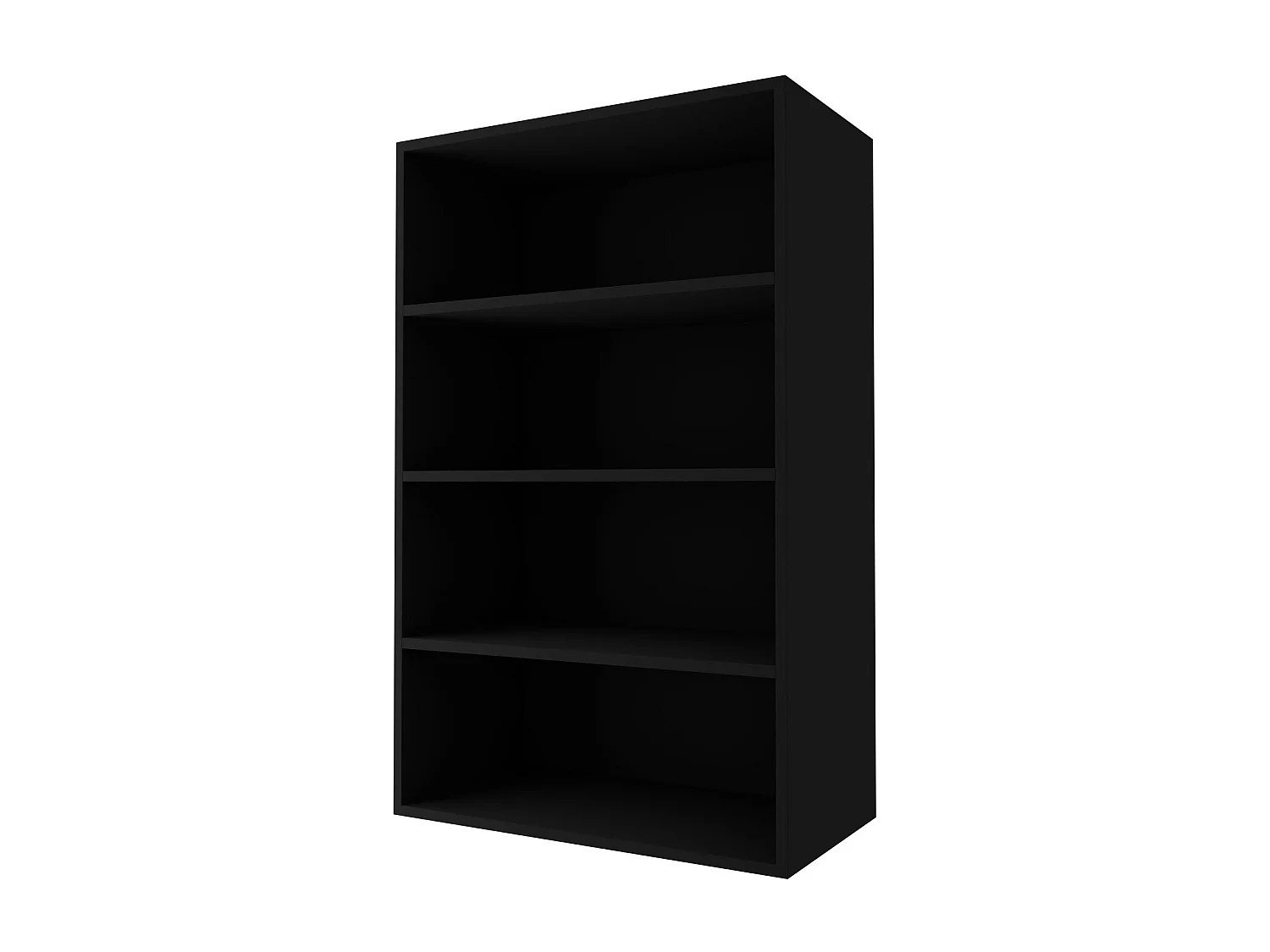 HÄNGESCHRANK Bari W4S/60 RAL 7040 fenstergrau (K5) / Schwarz 60 / 32,5 / 96cm