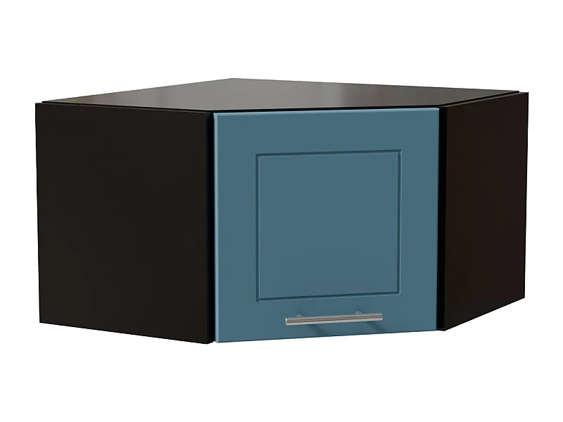 ECKHÄNGESCHRANK Bari W10/60/36 RAL 5024 pastellblau (K5) / Schwarz 60 / 60 / 36cm