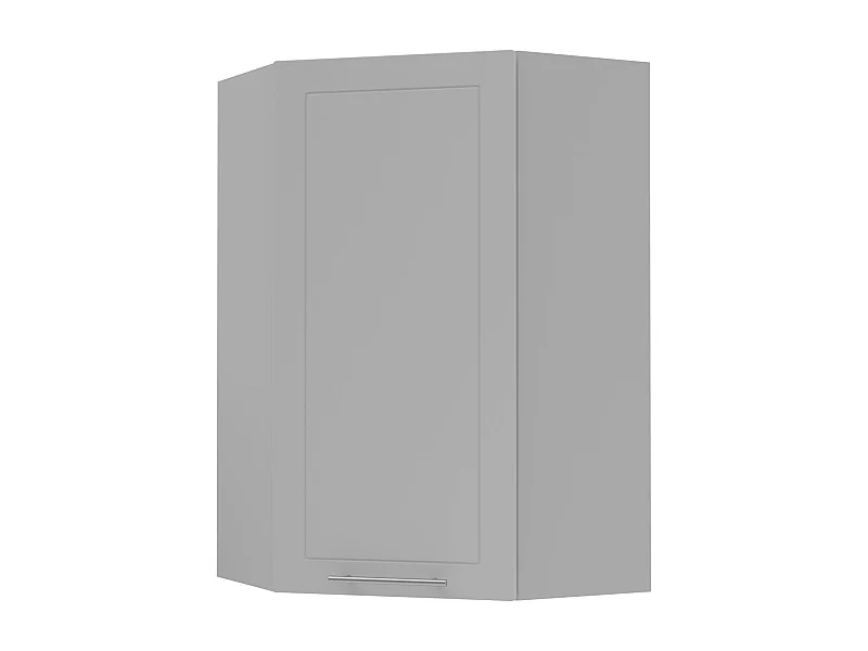 ECKHÄNGESCHRANK Bari W4/10/60 RAL 7040 fenstergrau (K5) / Grau 60 / 60 / 96cm