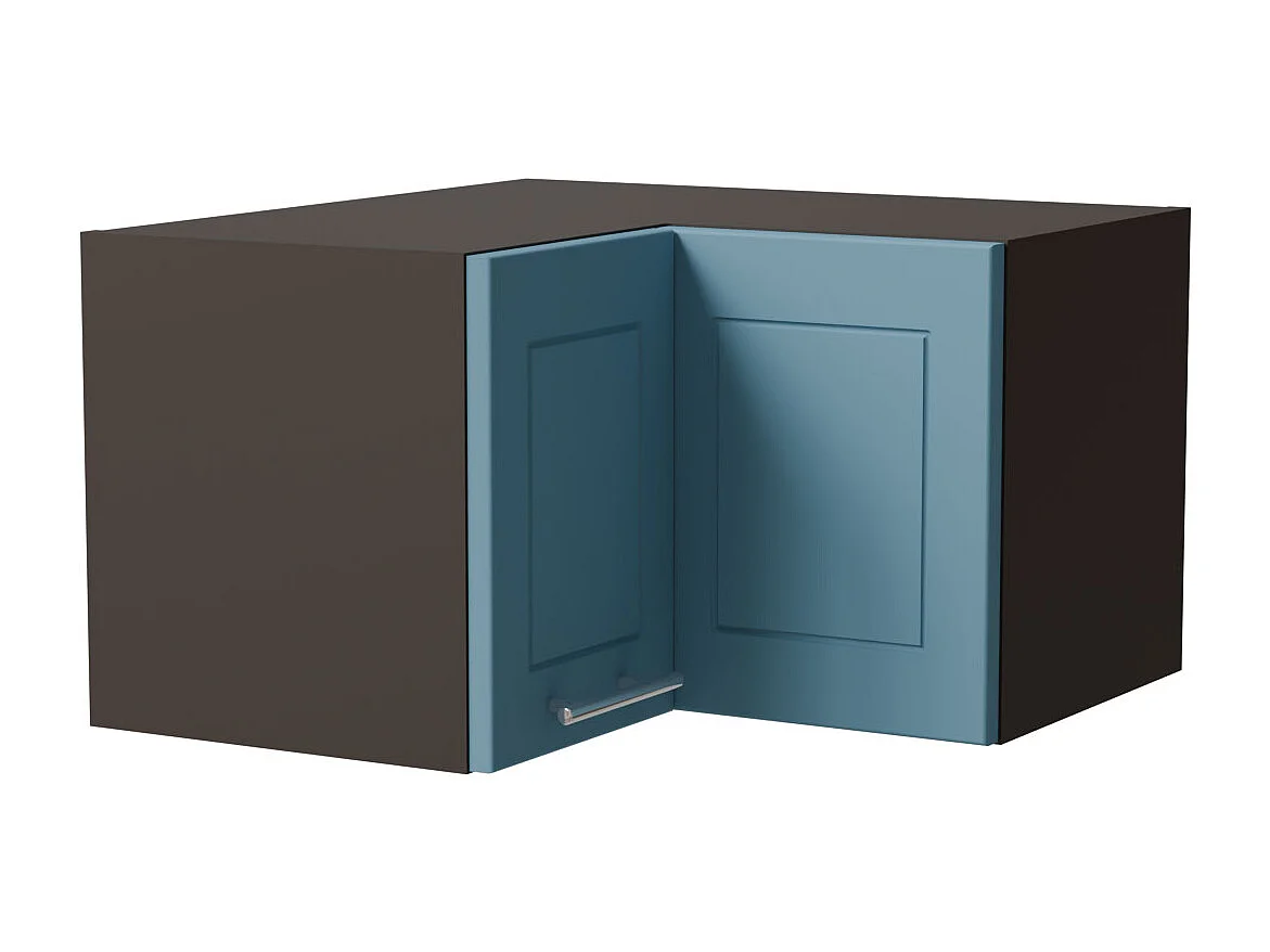 ECKHÄNGESCHRANK Bari W12/60/36 RAL 5024 pastellblau (K5) / Lava 60 / 60 / 36cm