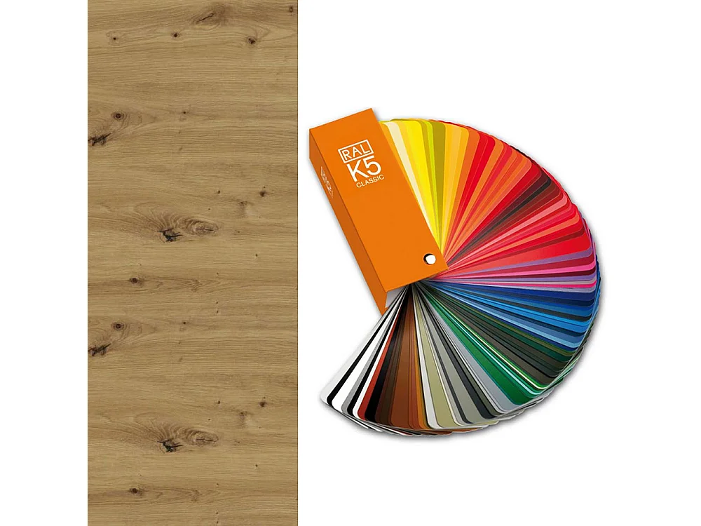 HÄNGESCHRANK Bari W4/80 RAL Wunschfarbe (K5) / Eiche Artisan 80 / 32,5 / 96cm