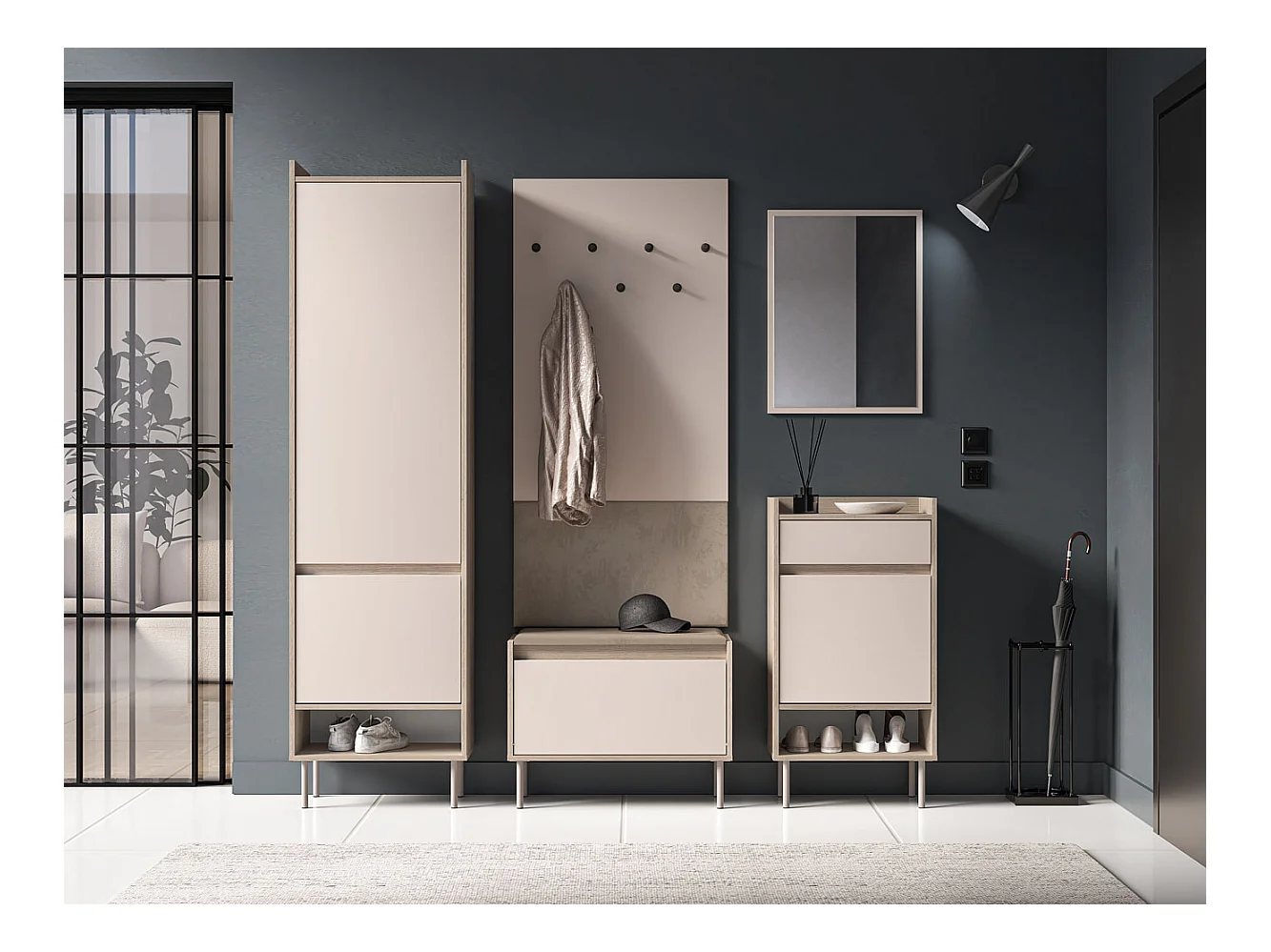 WANDSPIEGEL Voco Cashmere 49 / 2 / 65cm