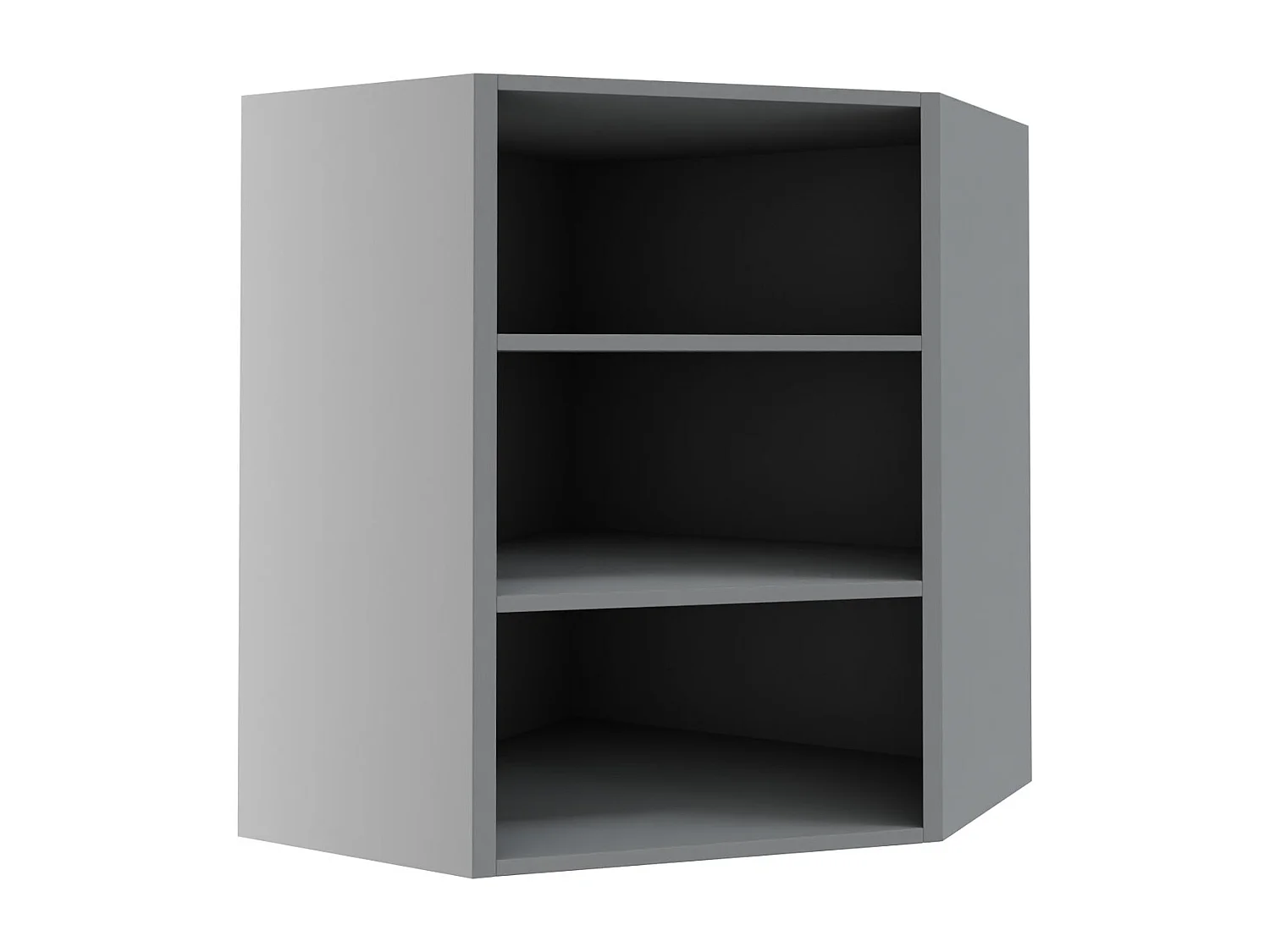 ECKHÄNGESCHRANK Bari W10S/60 RAL Wunschfarbe (K5) / Grau 60 / 60 / 72cm