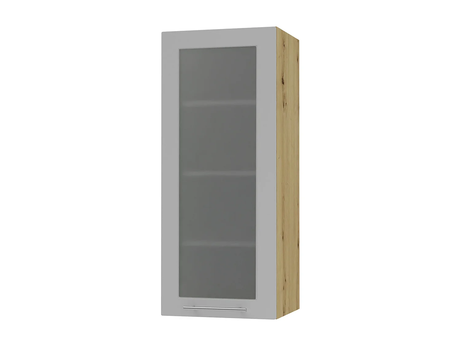 HÄNGESCHRANK Bari W4S/40 RAL 7040 fenstergrau (K5) / Eiche Artisan 40 / 32,5 / 96cm