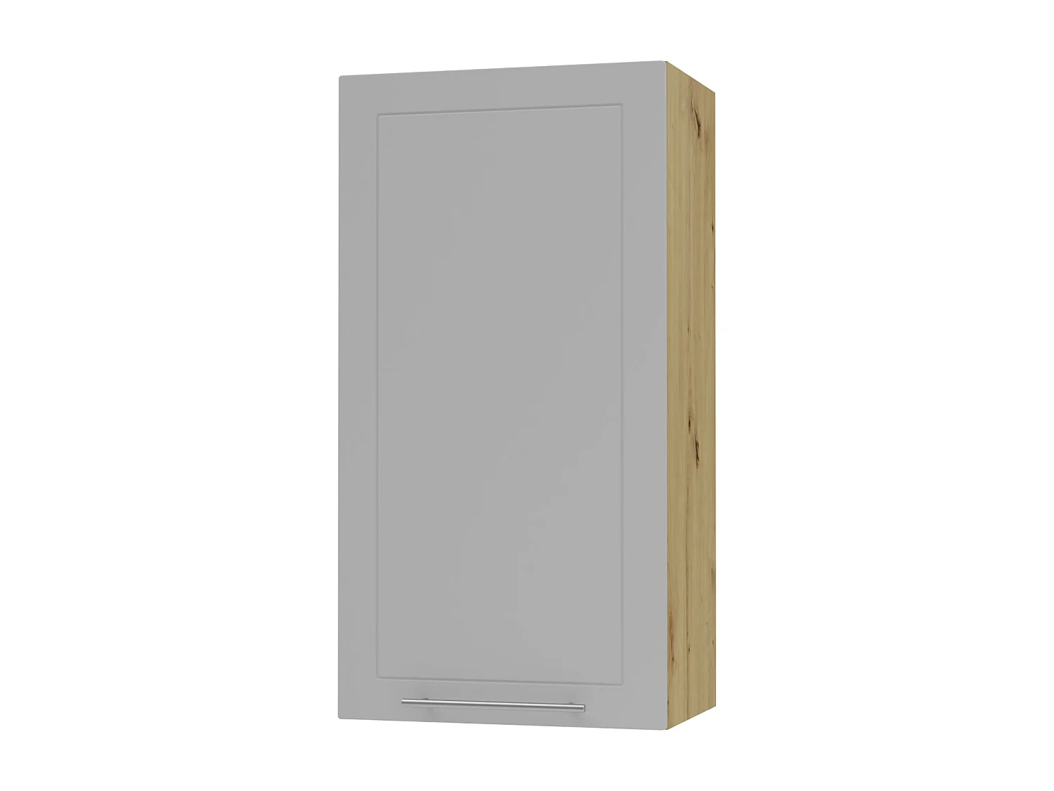 HÄNGESCHRANK Bari W4/50 RAL 7040 fenstergrau (K5) / Eiche Artisan 50 / 32,5 / 96cm