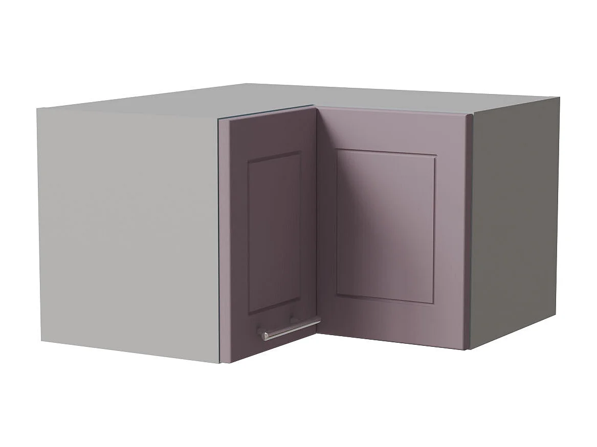ECKHÄNGESCHRANK Bari W12/60/36 RAL 4009 pastellviolett (K5) / Grau 60 / 60 / 36cm