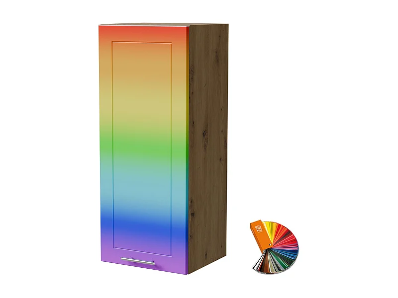 HÄNGESCHRANK Bari W4/40 RAL Wunschfarbe (K5) / Eiche Artisan 40 / 32,5 / 96cm