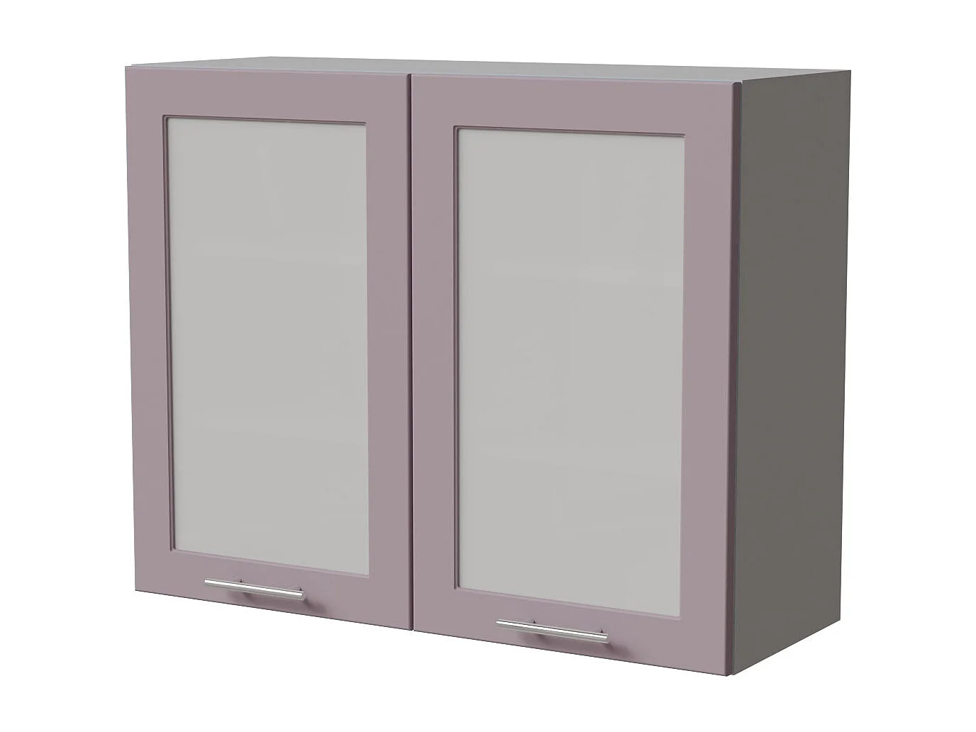 HÄNGESCHRANK Bari W3S/90 RAL 4009 pastellviolett (K5) / Grau 90 / 32,5 / 72cm