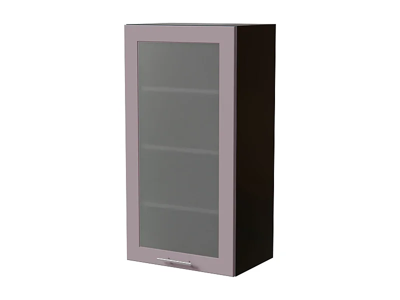 HÄNGESCHRANK Bari W4S/50 RAL 4009 pastellviolett (K5) / Schwarz 50 / 32,5 / 96cm