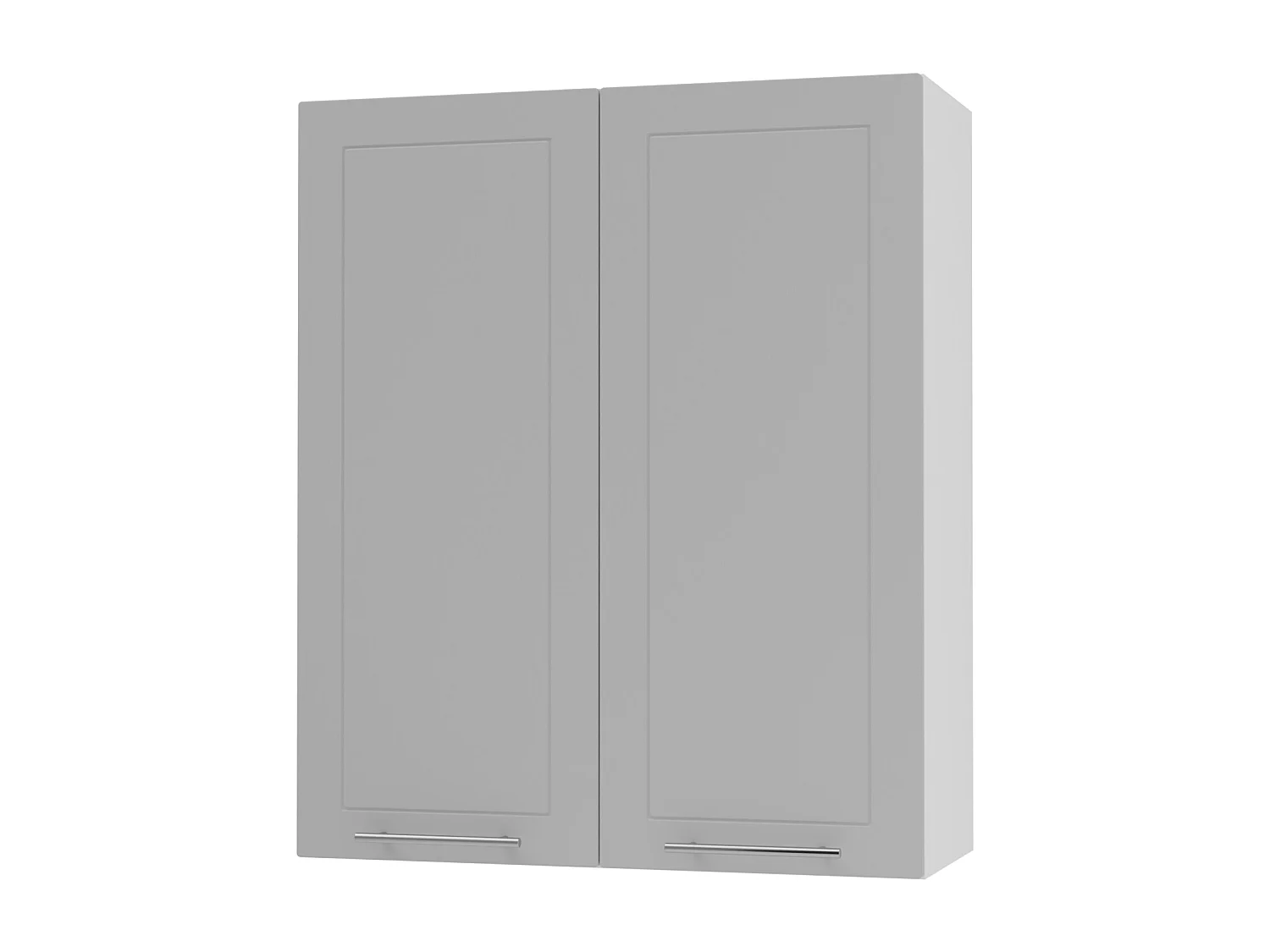 HÄNGESCHRANK Bari W4/80 RAL 7040 fenstergrau (K5) / Weiß 80 / 32,5 / 96cm