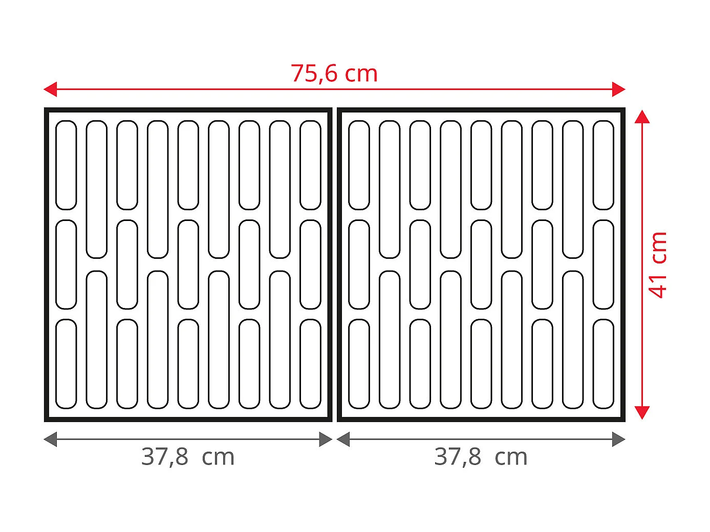 GASGRILL Set RED 6+1 Set