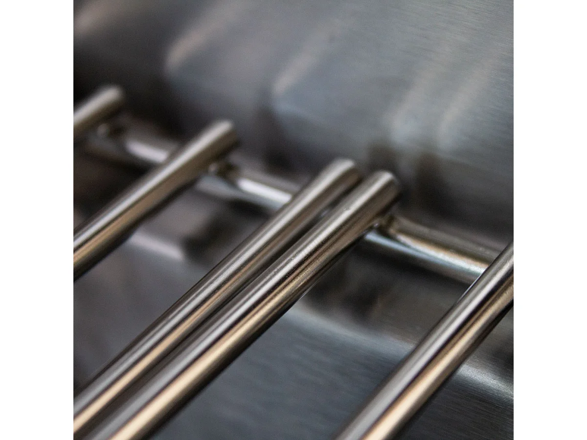 GASGRILL BLACK 2+1 Set mit Edelstahlrost