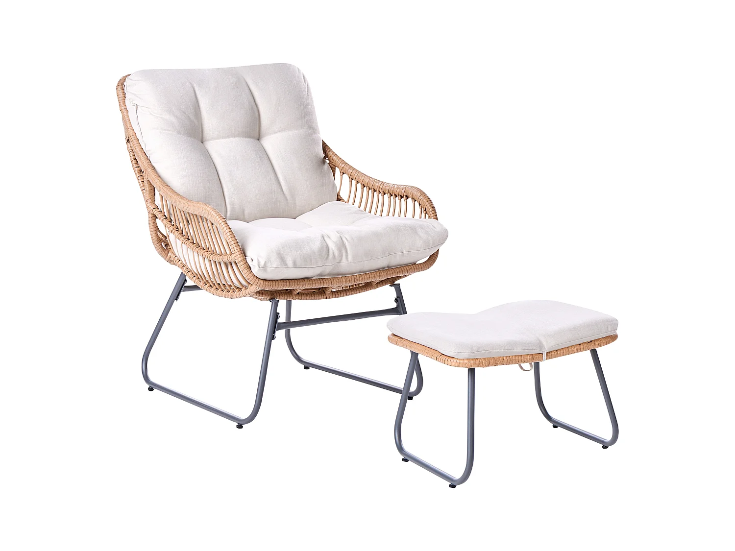 Chaise de jardin MESTRE Beige clair