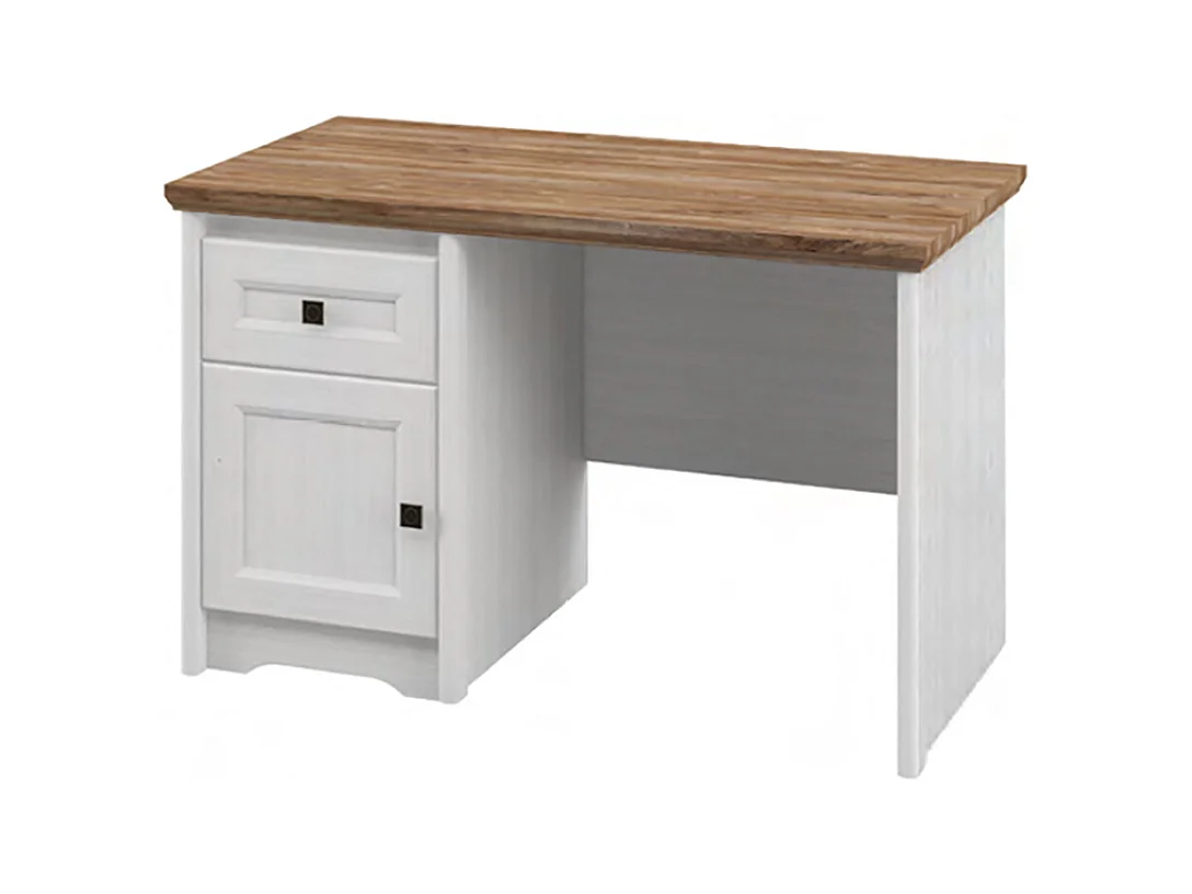 SCHREIBTISCH Tivoli weiß gewischt / Eiche Sterling 120 / 60 / 75cm