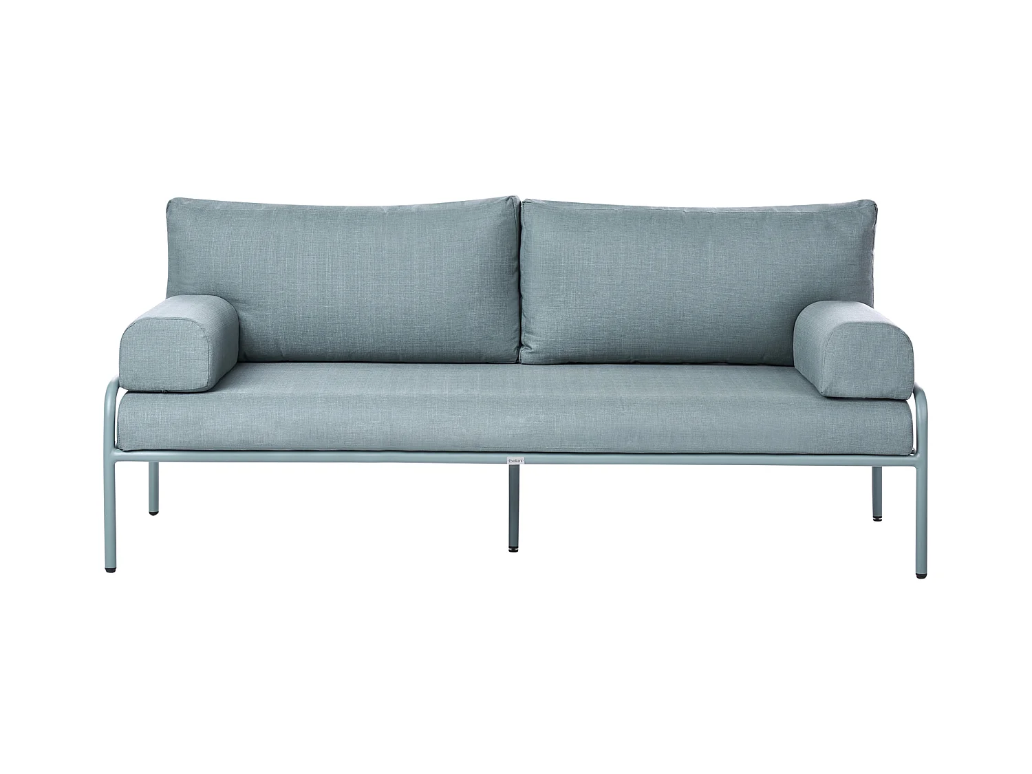 Canapé de jardin 2 places SOLOFRA Métal Vert menthe