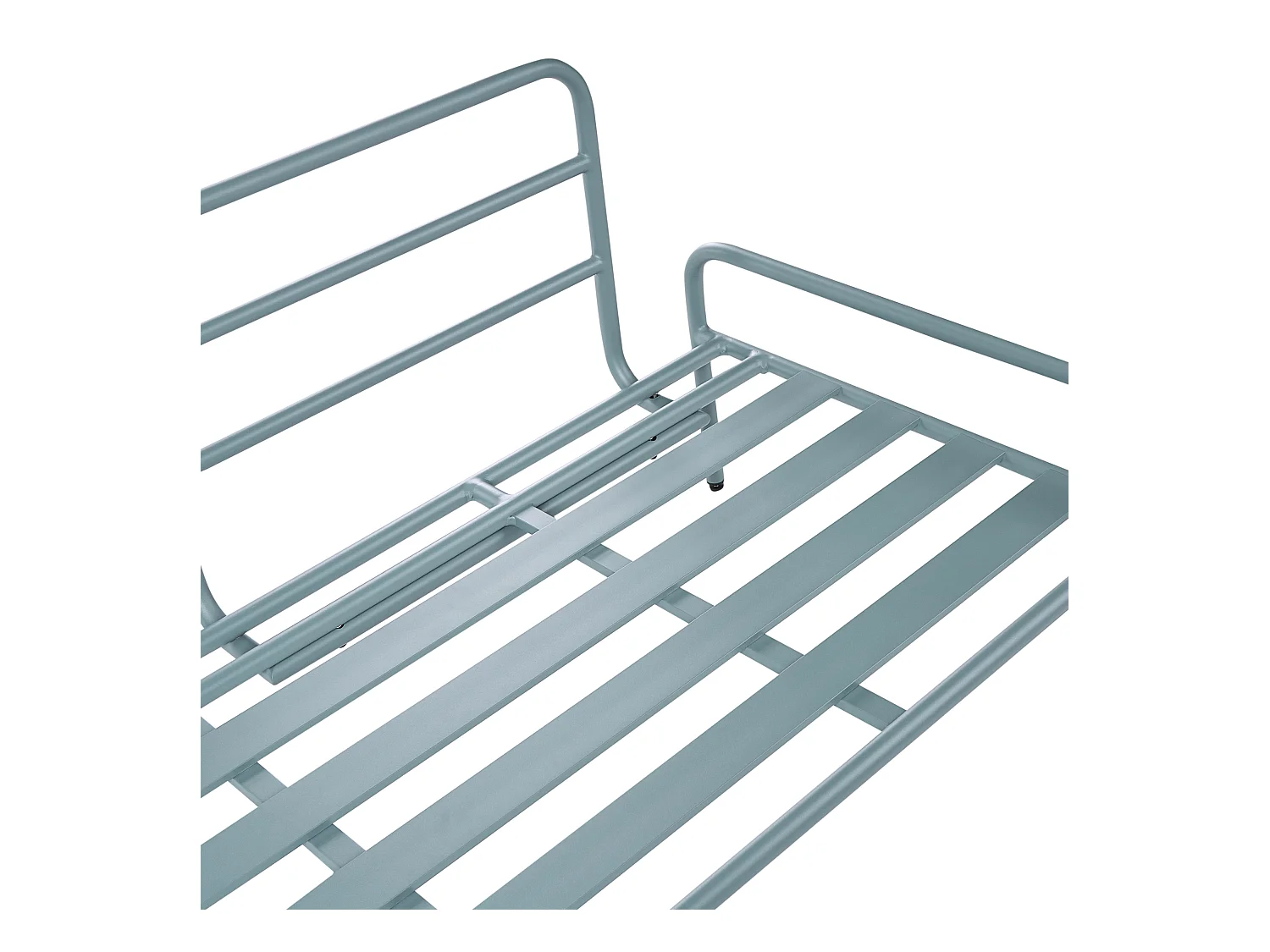 Canapé de jardin 2 places SOLOFRA Métal Vert menthe