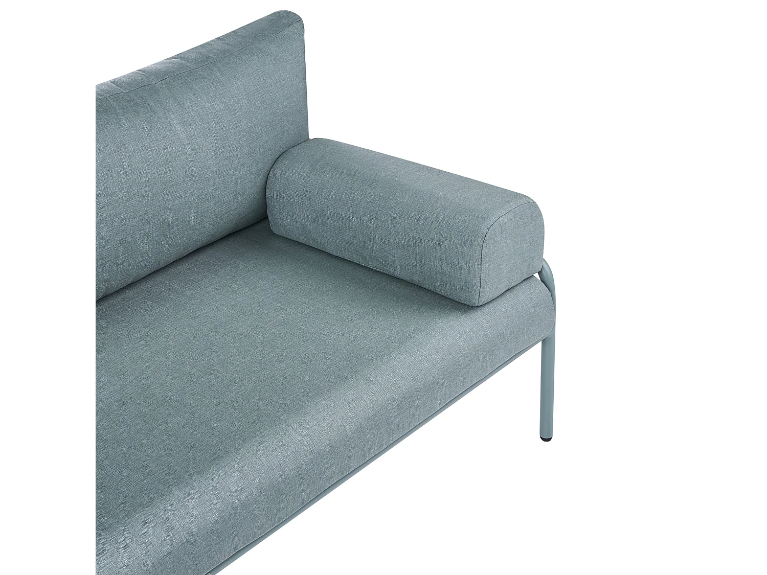 Canapé de jardin 2 places SOLOFRA Métal Vert menthe