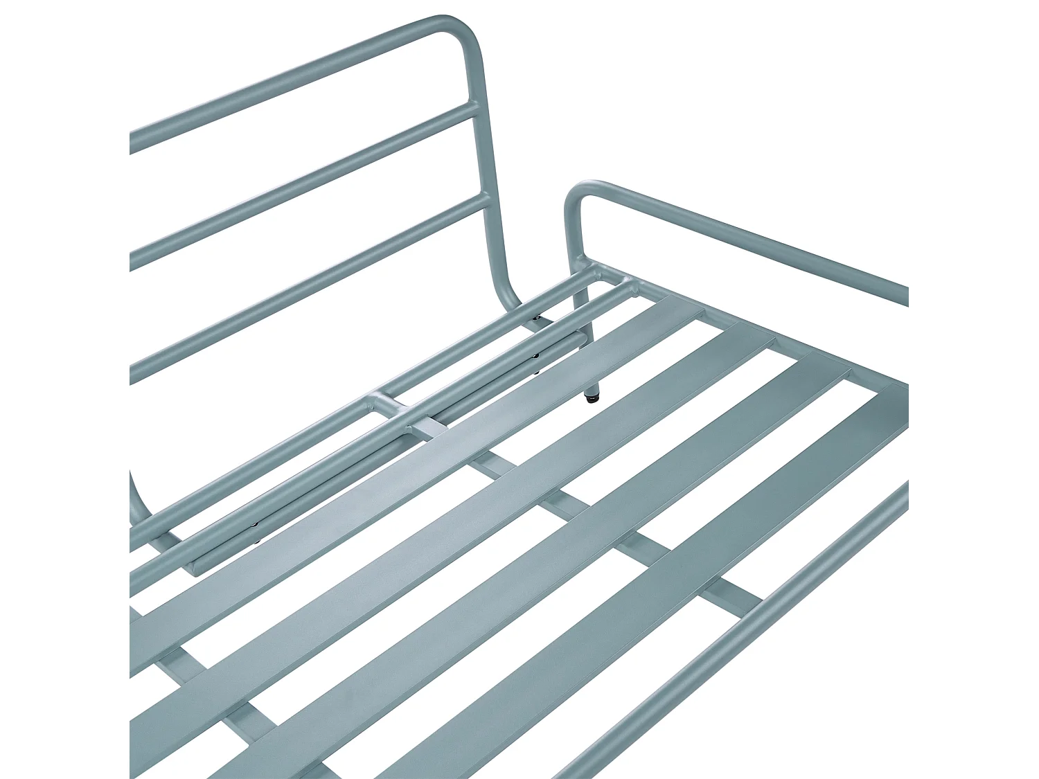 Canapé de jardin 2 places SOLOFRA Métal Vert menthe